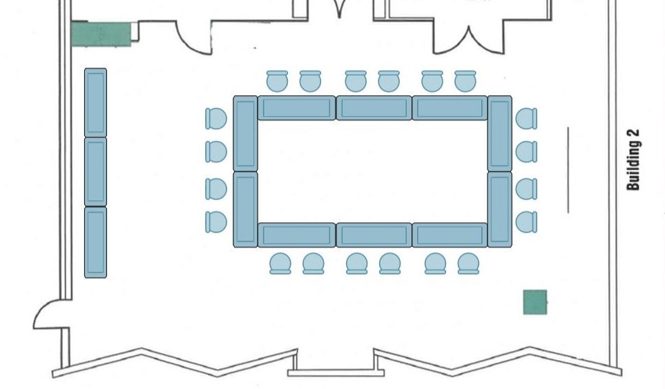 building 2 hollow square style