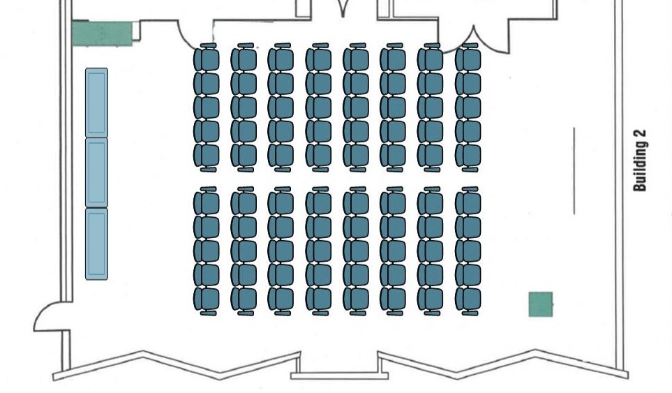 building 2 theater style
