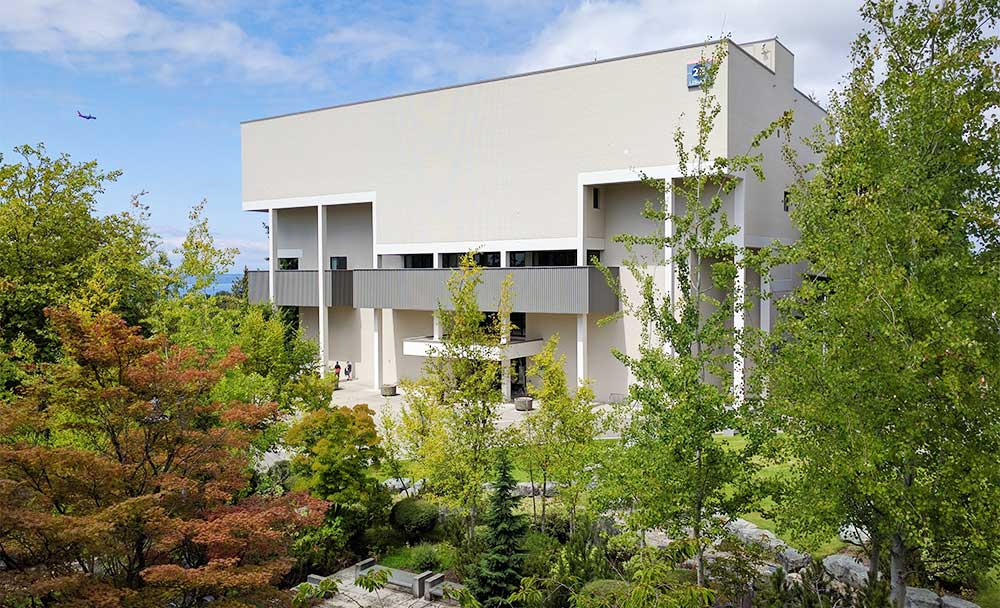 white building 