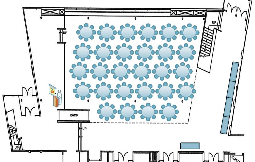 Banquet floor plan